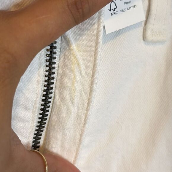 J Crew Wide-leg denim trouser in white Womens Size 27 - Picture 5 of 12